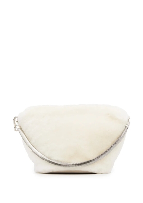 Studio Amelia Momo shearling tote bag - White