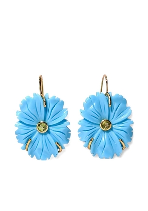 Lizzie Fortunato flower earrings - Gold
