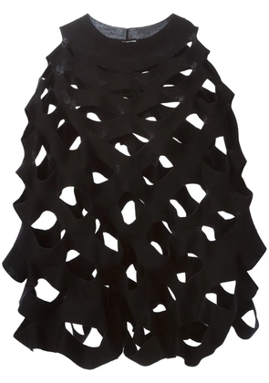 Junya Watanabe cutout poncho - Black