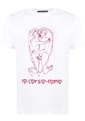 10 CORSO COMO graphic print short-sleeved T-shirt - White