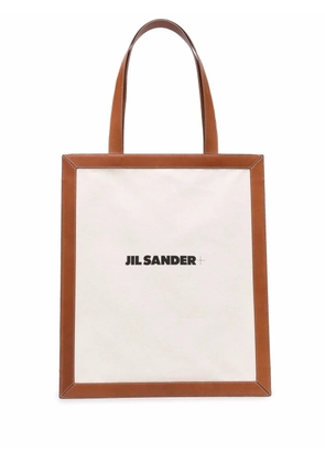 Jil Sander logo-print tote bag - Neutrals