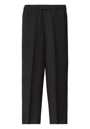 Fabiana Filippi high-waisted straight trousers - Black