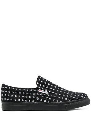 10 CORSO COMO x Superga logo-print sneakers - Black