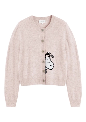 Chinti & Parker x Peanuts Snoopy Peekabow cardigan - Pink