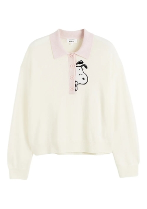 Chinti & Parker x Peanuts Snoopy Peekabow polo shirt - Neutrals