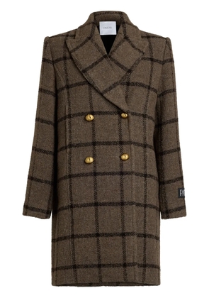 Patou double-breasted coat - Brown