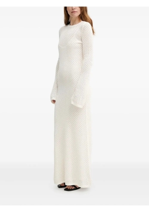 HERSKIND open-back bell-sleeve maxi dress - White