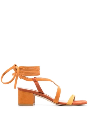 Stuart Weitzman Sue ankle-tied sandals - Orange