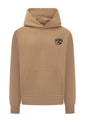 BARROW print hoodie - Brown