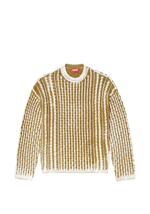 Diesel K-Moise cable knit jumper - Brown