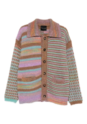 Roberto Collina patterned cardigan - Brown