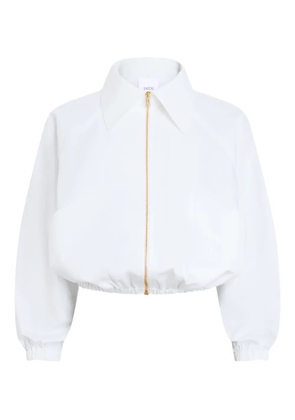 Patou zipped bomber jacket - White