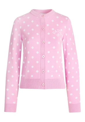 Patou polka-dot cardigan - Pink