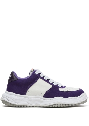 Maison MIHARA YASUHIRO Wayne two-tone sneakers - Purple