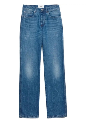 AMI Paris low-rise straight-leg jeans - Blue