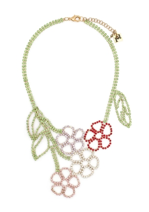 Rosantica floral-motif necklace - Gold