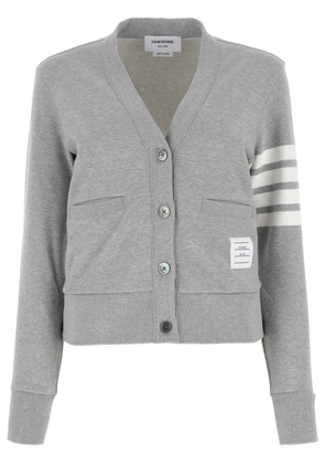 Thom Browne 4-Bar stripe cardigan - Grey