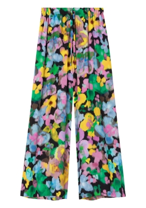 AZ FACTORY x Lutz Huelle Sunrise floral-print wide-leg trousers - Pink