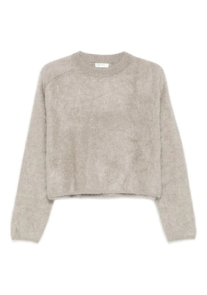 Soft Goat crew-neck sweater - Neutrals