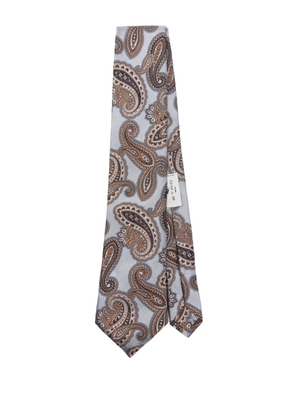 ETRO silk tie - Grey