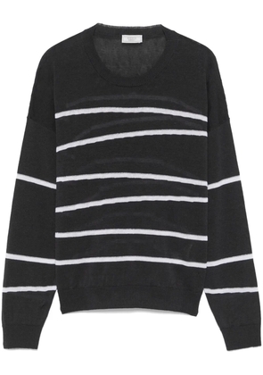 Peserico striped sweater - Grey