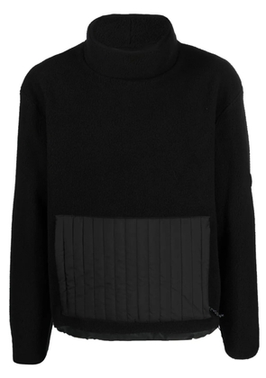 Rains high-neck fleece jumper - Black