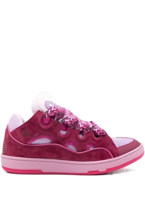 Lanvin Curb lace-up sneakers - Pink