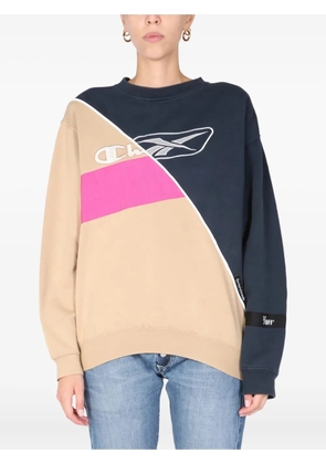 1/OFF colourblock logo sweatshirt - Neutrals
