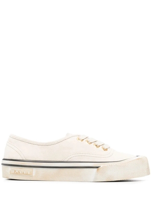 Bally faded suede low-top sneakers - Neutrals