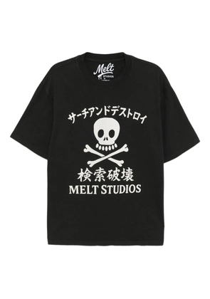 Melt graphic-print T-shirt - Blue