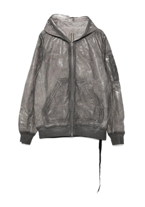 Rick Owens DRKSHDW Gimp Flight bomber jacket - Grey