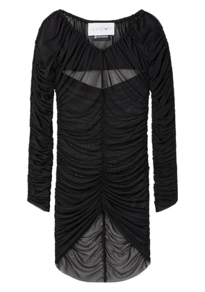 AZ FACTORY x Ester Manas ruched-detailed top - Black