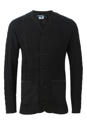 Junya Watanabe MAN textured cardigan - Black