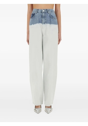 MOSCHINO JEANS two-tone moschino jeans - White