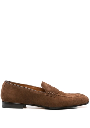 Doucal's suede derby shoes - Brown