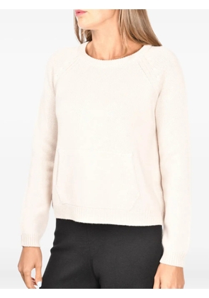 Gran Sasso pocket sweater - White