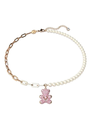 Swarovski Teddy necklace - Pink
