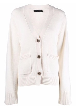 Lisa Yang Danni V-neck knitted cardigan - White