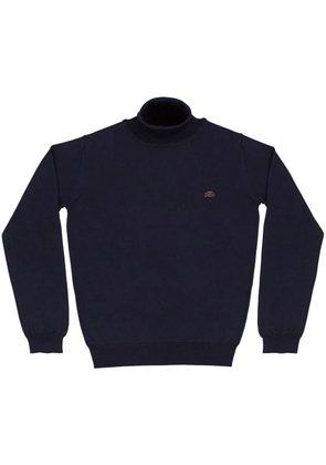 PELO FOUNDATION dog-appliqué jumper - Blue