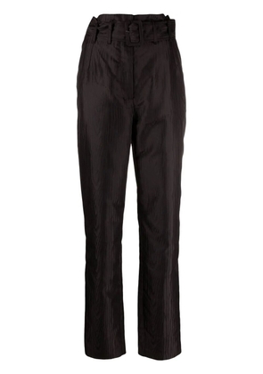ROTATE BIRGER CHRISTENSEN high-waist belted trousers - Black