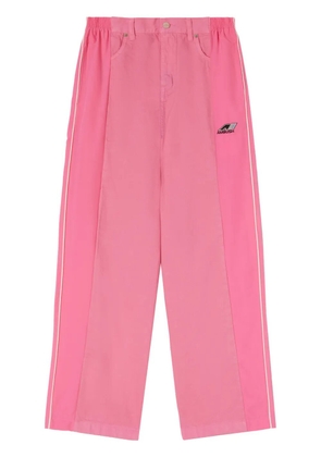 AMBUSH wide-leg panelled trousers - Pink