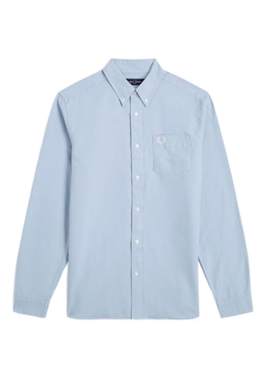 Fred Perry logo-embroidered button-down shirt - Blue