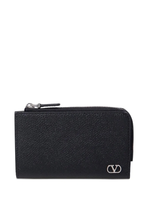 Valentino Garavani zip-around logo card holder - Black