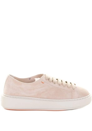 Santoni lace-up sneakers - Neutrals