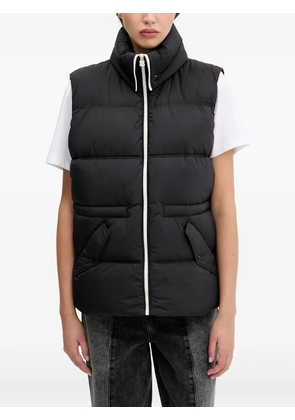 HUGO quilted high-neck vest - Black