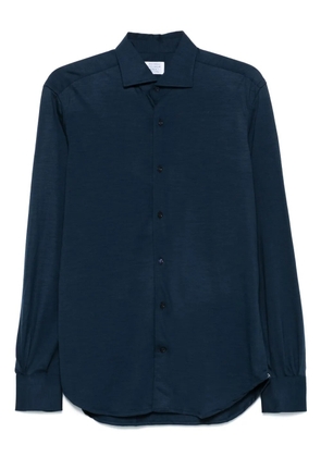Mazzarelli virgin wool shirt - Blue