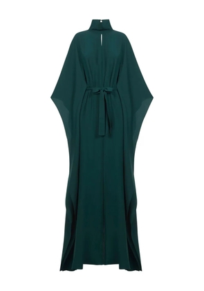 Taller Marmo Mrs Hall high-neck open-back maxi dress - Green