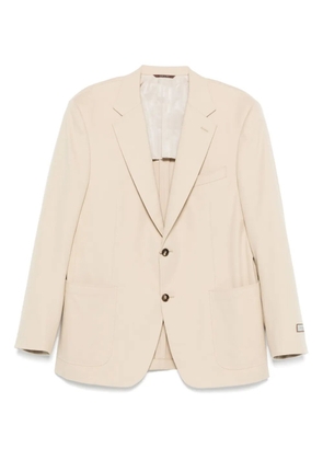 Canali single-breasted blazer - Neutrals