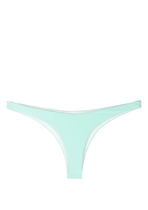 JADE Swim terry cloth-effect bikini bottoms - Green