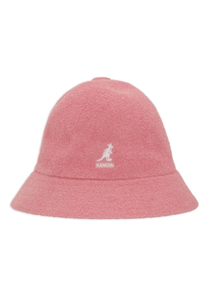 Kangol logo-patch bucket hat - Pink
